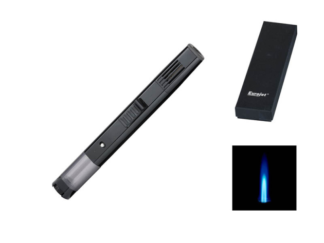 Stabfeuerzeug "Schwarz" Jet-Flame, 17cm