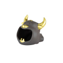 Aschenbecher Kuh, braun/gold; 11x14x14 cm, einzeln