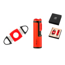 Zigarrenset: Cutter Ring 58, Jet-Feuerzeug, Zigarrenabl.,...