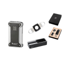 Zigarrenset: Jet-Feuerzeug., Aschenbecher, Cutter Ring 58...