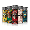 Elektrofeuerzeuge "VENEDIG MASK", 5-fach...