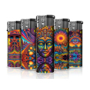 Elektrofeuerzeuge "PSYCHEDELIC", 5-fach...