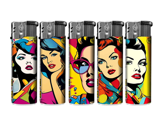 Electric Lighters "VIP" 50p Display