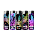 Elektrofeuerzeuge "HAPPY VIBES", 5-fach...