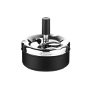 Drehaschenbecher "Schwarz";...