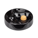 Pfeifenaschenbecher Keramik schwarz, &Oslash; 17 cm,...