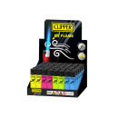 Clipper Jetflame Large SOFT TOUCH FLUO, 48er Display