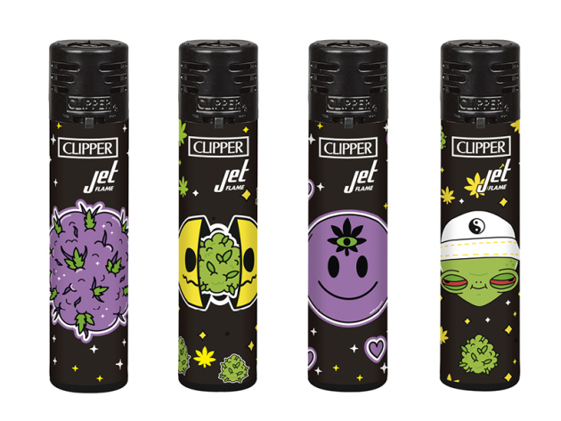 Clipper Jetflame Large GALACTIC WEED, 48er Display