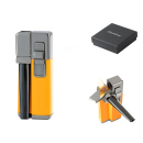 Pfeifenfeuerzeug inkl. Pfeife; Piezo; orange/gun