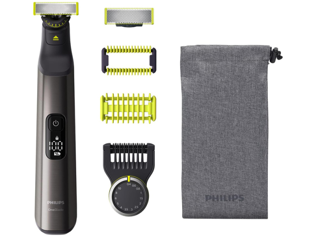 Philips OneBlade Pro Face + Body – Elektrischer Bartschneider, Rasierer & Trimmer, UVP: 84,99 Euro