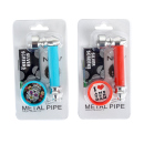 Handpfeifen-Set mit Grinder & 5 Siebe, 6-fach sortiert, 24er Display