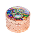 Grinder "Skull". rosegold; 4-tlg.; Ø 6cm