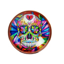 Grinder "Skull". rosegold; 4-tlg.; &Oslash; 6cm