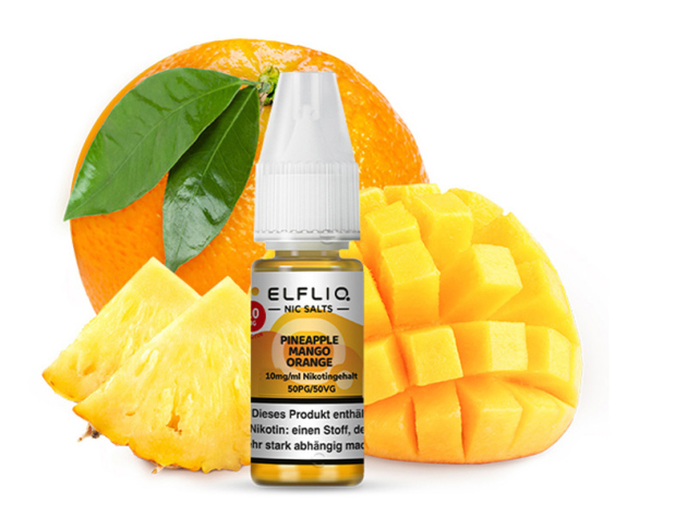 ELFBAR Elfliq - Pineapple Mango Orange (Ananas, Mango, Orange) - Liquid - 10 mg/ml - 10 ml