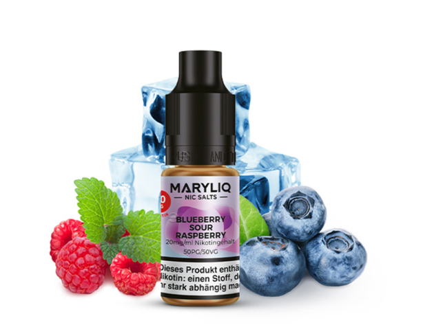 Lost Mary MARYLIQ - Blueberry Sour Raspberry (Blaubeere, saure Himbeeree) - Liquid - 20 mg/ml - 10 ml
