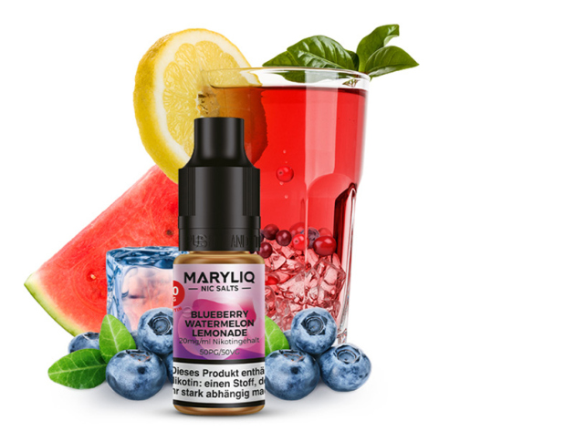 Lost Mary MARYLIQ - Blueberry Watermelon Lemonade (Heidelbeere, Wassermelone, Limonade) - Liquid - 20 mg/ml - 10 ml