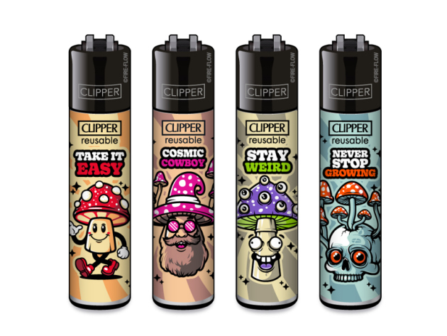 Clipper Large NEON LEAVES#2, 48 Display