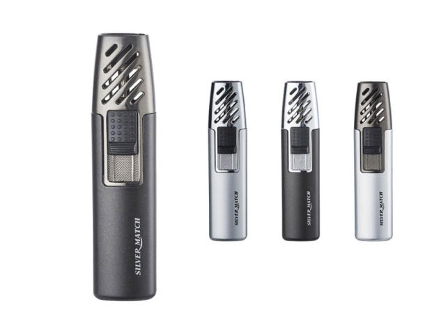 Zigarrenfeuerzeuge "Tirana", Blaue Flamme, 8er Display