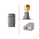 Zigarrenfeuerzeug "Andorre", Doppelte blaue Flamme, mit Zigarrenschneider