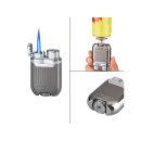 Zigarrenfeuerzeuge "Bucarest", Blaue Flamme, 2er Display