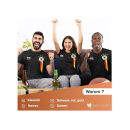 T-Shirt, Deutschland EM 2024, Europameisterschaft, unisex, sw., UVP: 24,99 Euro