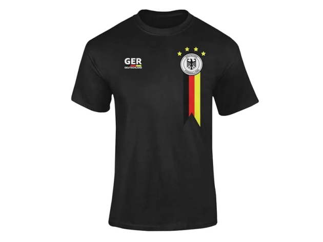M - T-Shirt, Deutschland EM 2024, Europameisterschaft, unisex, sw, UVP: 24,99 Euro