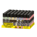 Clipper Large HIPSTER SKULLS, 48er Display