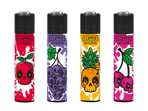 Clipper Large FRUIT SKULLS 2, 48er Display