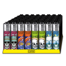 Clipper Large VACAY SKULLS, 48er Display