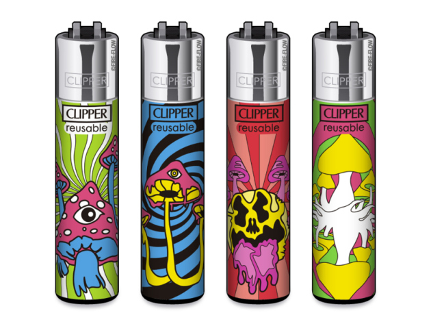 Clipper Large NEON LEAVES#2, 48 Display