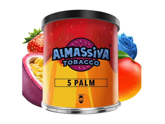 Al Massiva Tobacco - 5 Palm (Blaubeere, Maracuja, Mango, Erdbeere) - 200g