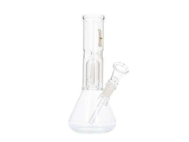 Glasbong Ice+Percolator, kon., transp., Höhe 21 cm; Ø 3,7cm, Chillium Topf fest