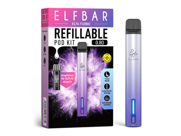 ELFBAR ELFA Refillables - Turbo Kit - aurora purple