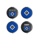 Tachenascher "HSV" &Oslash; 4,8cm; 12er Display