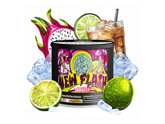 187tobacco - New Flash (Cola, Drachenfr., Limette) - 200g