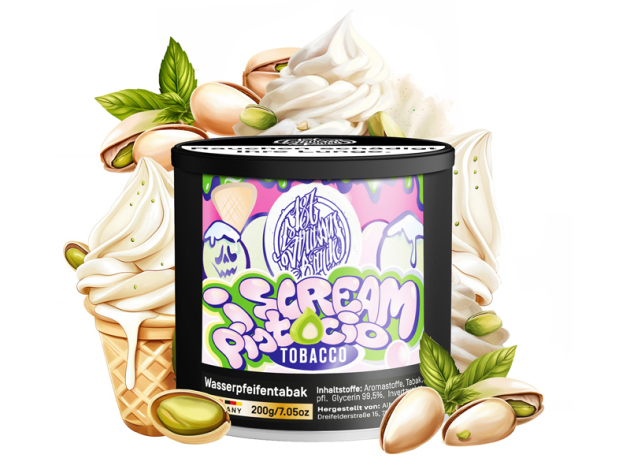 187tobacco - I Scream Pistacio (Pistazie, Vanille Eiscreme) - 200g
