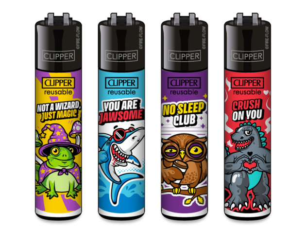 Clipper Large NEON LEAVES#2, 48 Display