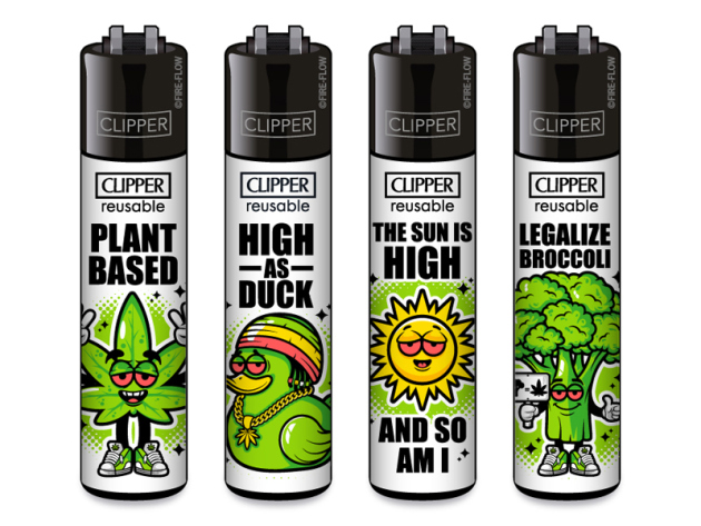 Clipper Large NEON LEAVES#2, 48 Display