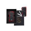 Pfeifenfeuerzeug "Myon" schwarz-rot,...