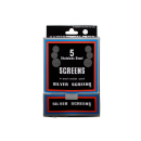 Pfeifensiebe "Atomic" Silber, 100 x 5...