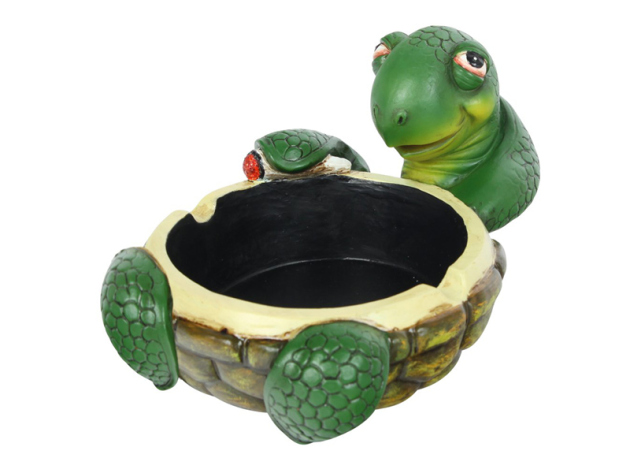 Aschenbecher "Turtle" Keramik, Ø 10,4cm, einzeln