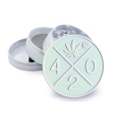 Grinder Metal  "420 Logo" Icy Pearl;...