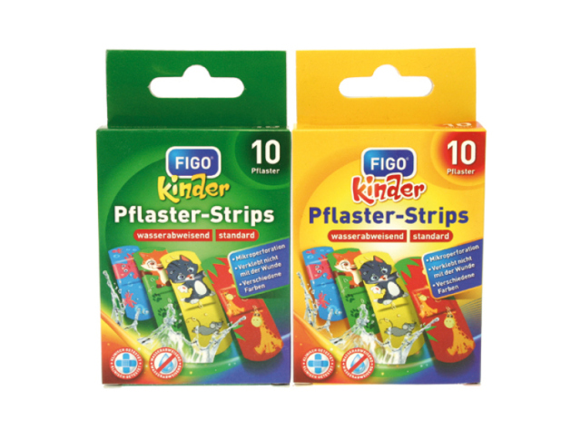 Kinder-Wundverb. Zoo-Motive, 10er Strips