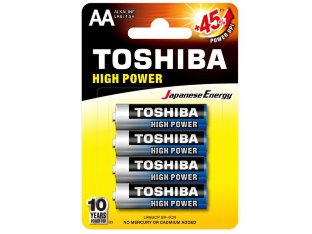 Toshiba AA Batterie - High Power - 4er Blister