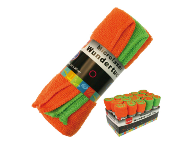 Microfaser-Wundertuch "Clean" 30x30cm, 2er Set