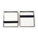 Zigarettenetui "Good Vibes" für 20 Zig., mit Gummiband, 3-fach sortiert; 12er Display