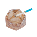 Glasaschenbecher "Rhombus";  9 x 9 x 4,5cm;  6er Display