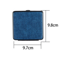 Zigarettenetuis "Denim Style" für 20 Zig., mit Gummiband, 4-fach sortiert, 12er Display