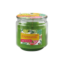 Kerze Citronella im Glas, 8,5x8,6cm, 250g - Gr&uuml;n