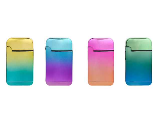 Sturmfeuerzeuge "Gradient" Slim, Jet-Flame, 4-fach sortiert, 20er Display